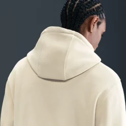 Nike Sportswear Club Fleece Hoodie Lichtbeige Wit