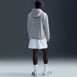Nike Sportswear Club Fleece Hoodie Grijs Wit