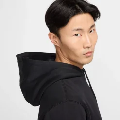 Nike Sportswear Club Fleece Hoodie Zwart Wit