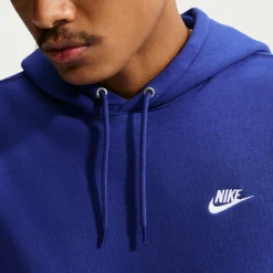 Nike Sportswear Club Fleece Hoodie Donkerblauw Wit