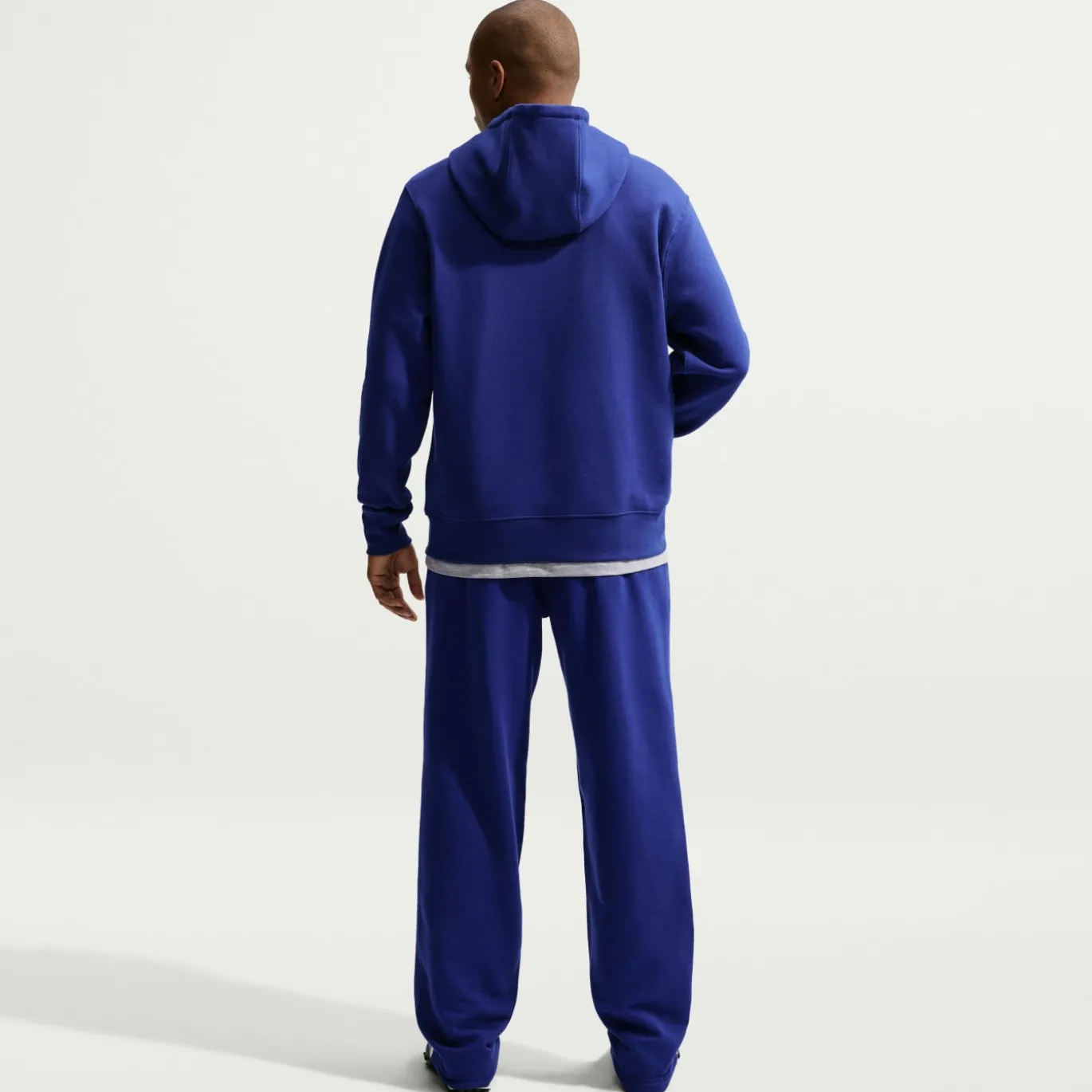 Nike Sportswear Club Fleece Hoodie Donkerblauw Wit