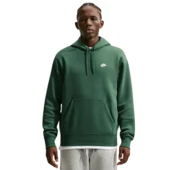 Nike Sportswear Club Fleece Hoodie Donkergroen Wit