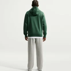 Nike Sportswear Club Fleece Hoodie Donkergroen Wit