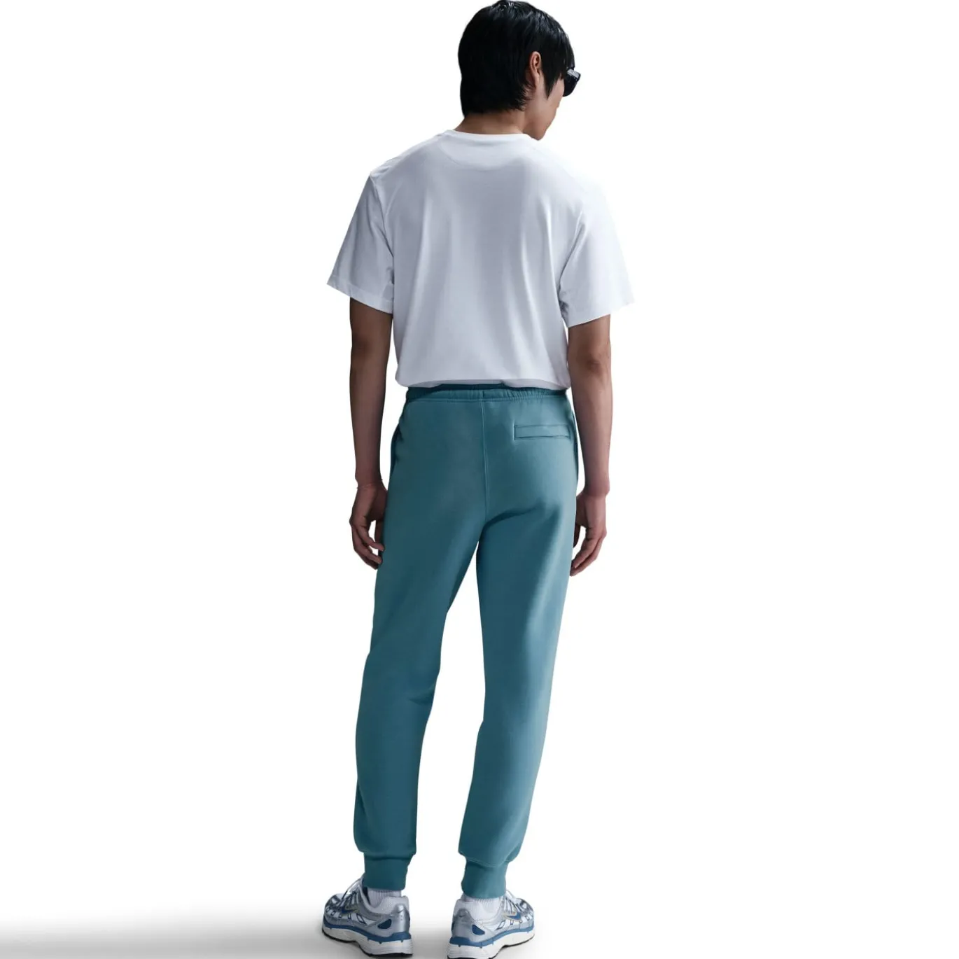 Nike Sportswear Club Fleece Joggingbroek Turquoise Wit