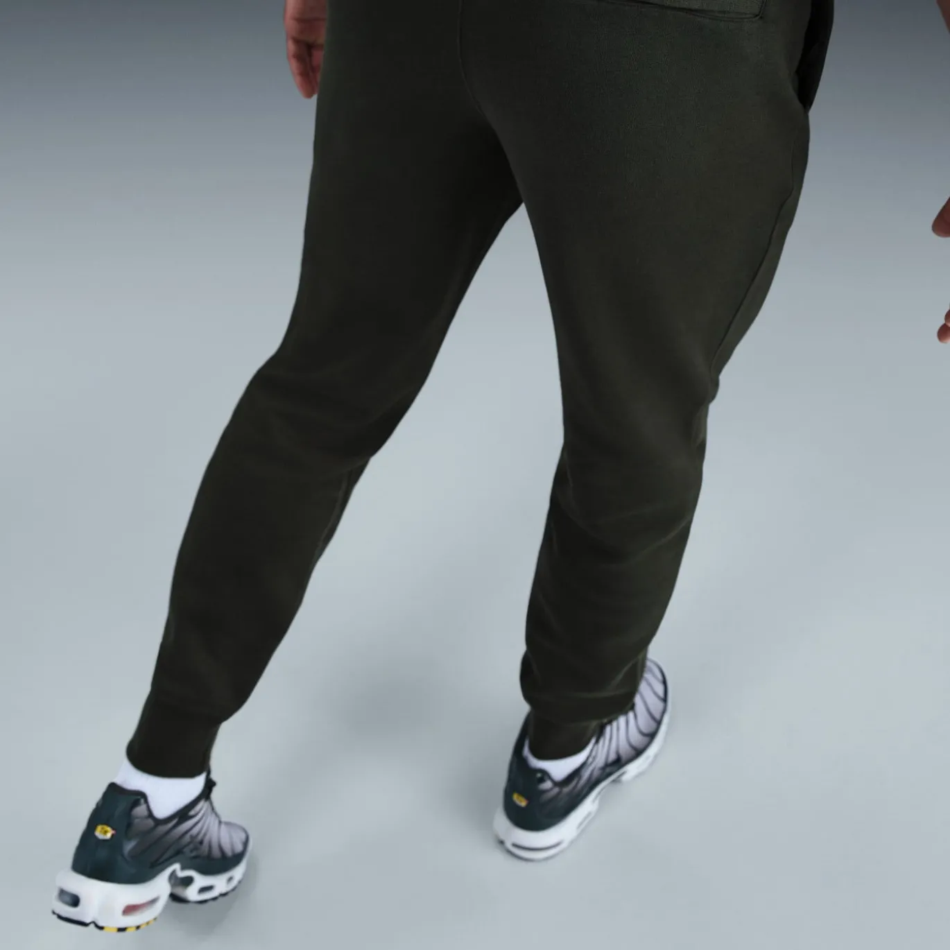 Nike Sportswear Club Fleece Joggingbroek Donkergroen Wit