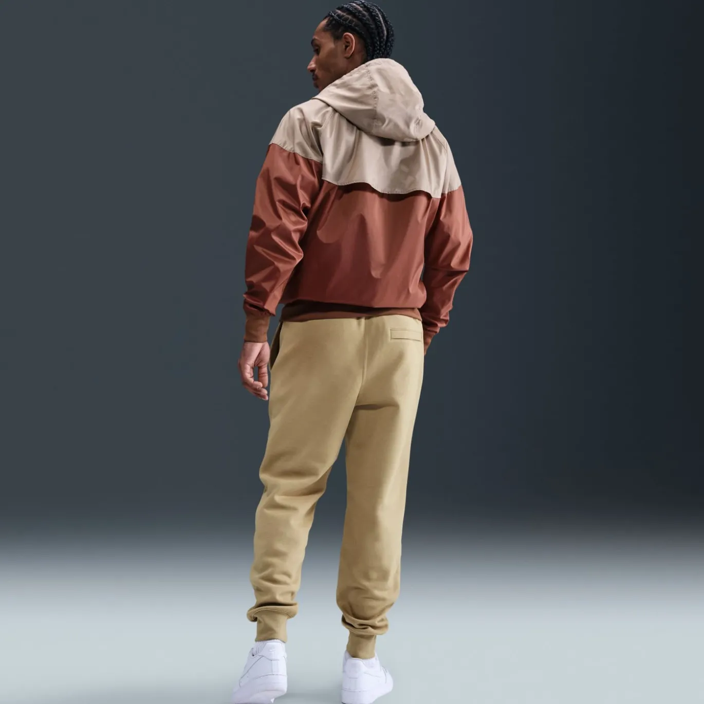 Nike Sportswear Club Fleece Joggingbroek Beige Wit