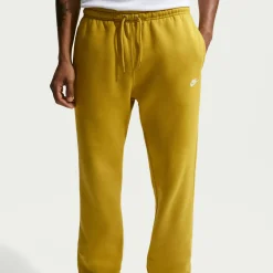 Nike Sportswear Club Fleece Joggingbroek Donkergeel Wit
