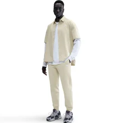 Nike Sportswear Club Fleece Joggingbroek Lichtbeige Wit