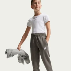 Nike Sportswear Club Fleece Joggingbroek Kids Donkergrijs Wit