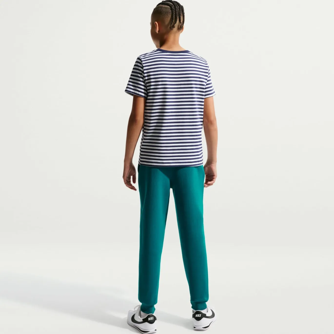 Nike Sportswear Club Fleece Joggingbroek Kids Turquoise Wit