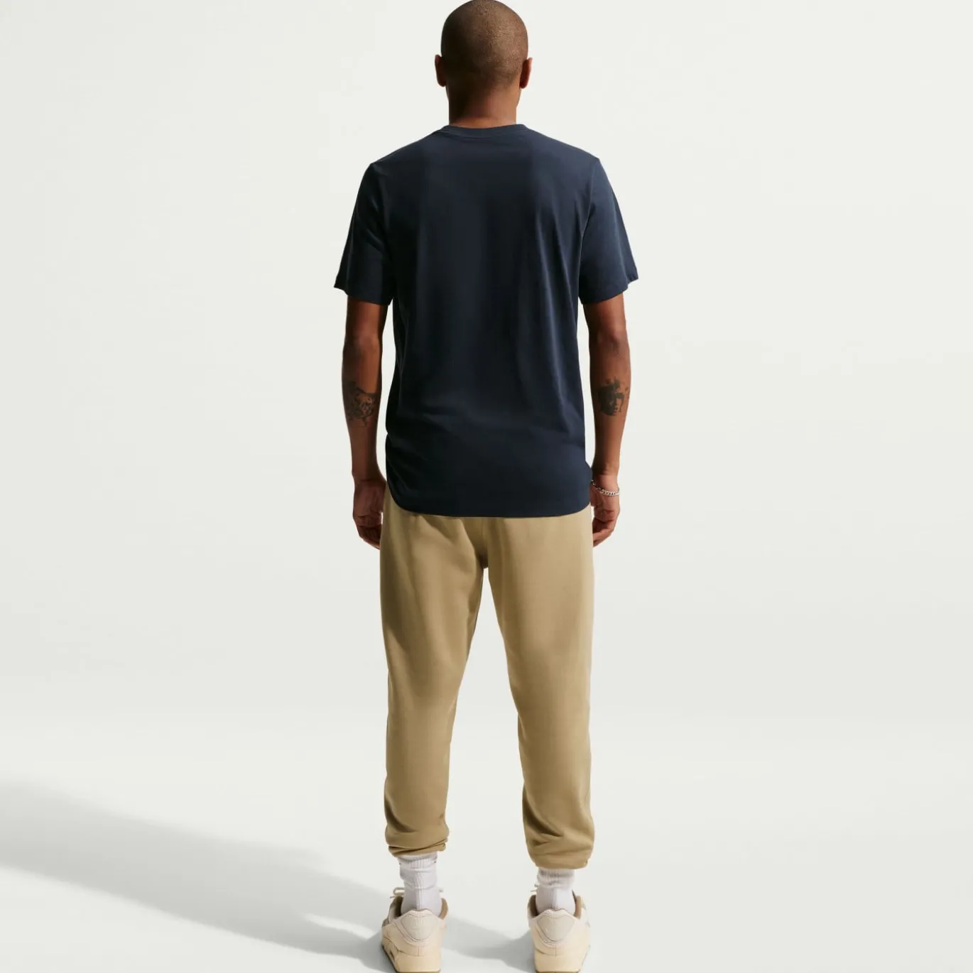 Nike Sportswear Club Fleece Joggingbroek Donkerbeige Donkerblauw
