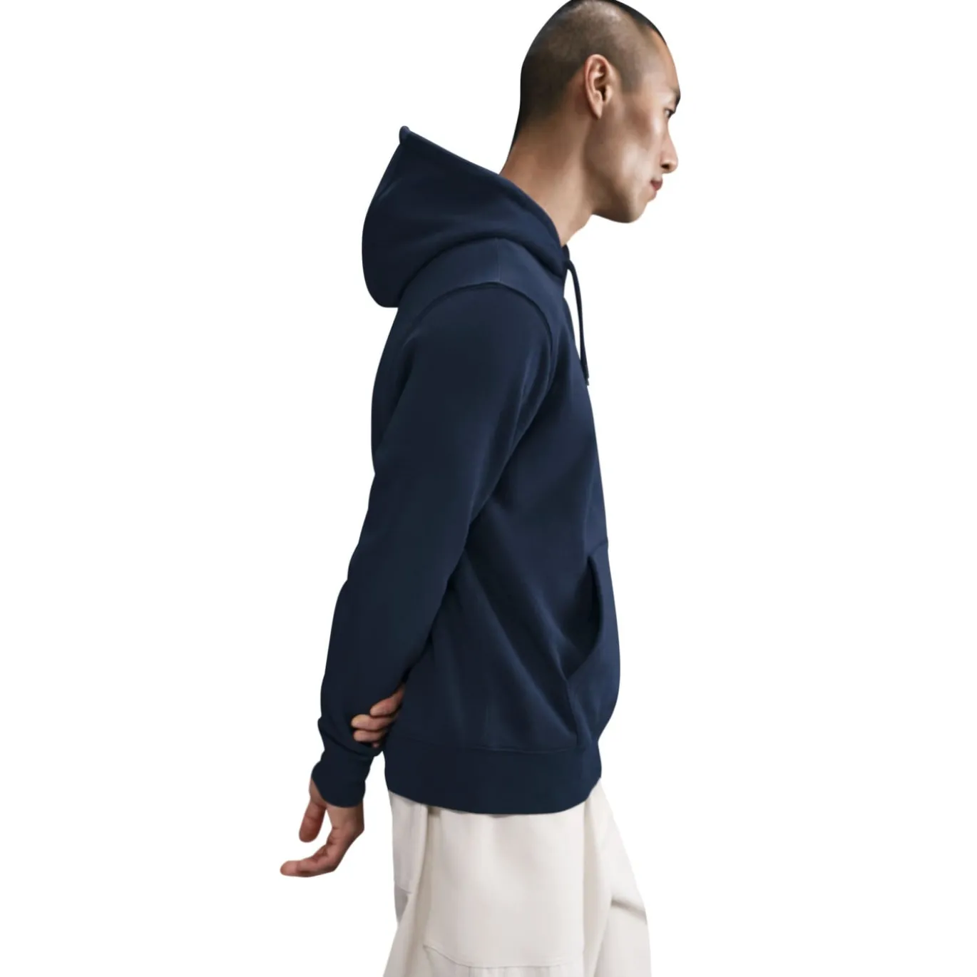 Nike Sportswear Club Fleece Joggingpak Hooded Donkerblauw Wit