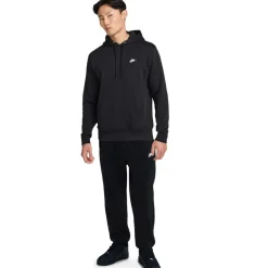 Nike Sportswear Club Fleece Joggingpak Hooded Zwart Wit