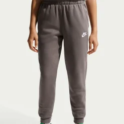 Nike Sportswear Club Fleece Trainingspak Hooded Kids Donkergrijs Lichtgrijs