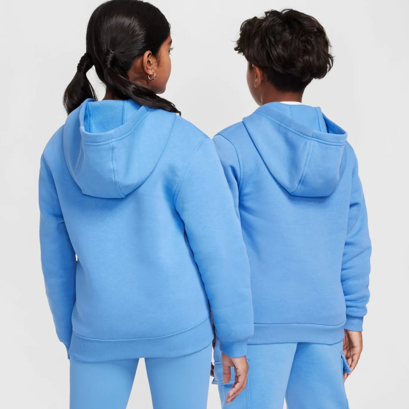 Nike Sportswear Club Fleece Vest Kids Blauw Wit