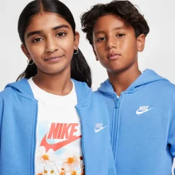 Nike Sportswear Club Fleece Vest Kids Blauw Wit