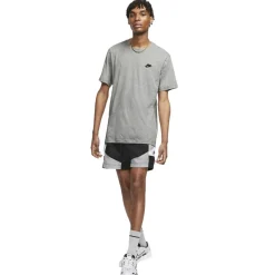 Nike Sportswear Club T-Shirt Grijs Zwart