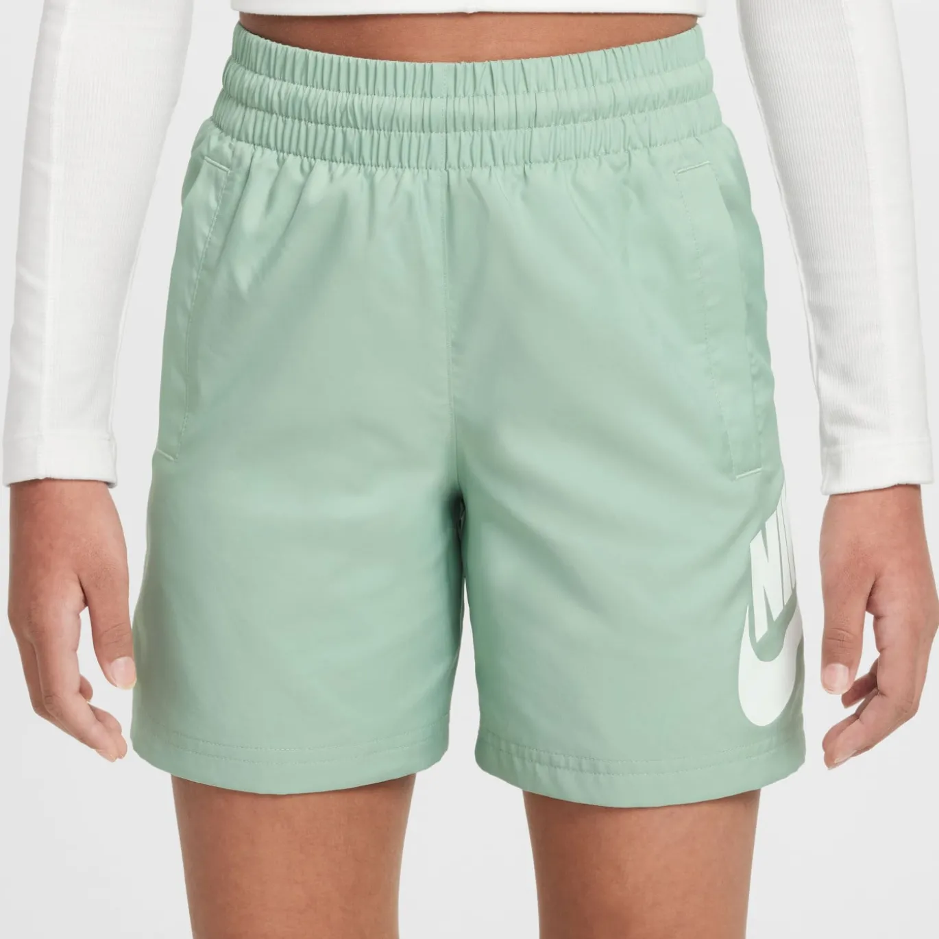 Nike Sportswear Club Zomerset Kids Lichtgroen Wit