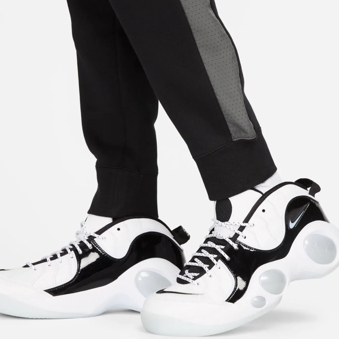 Nike Sportswear Fleece Jogger Zwart Grijs Wit
