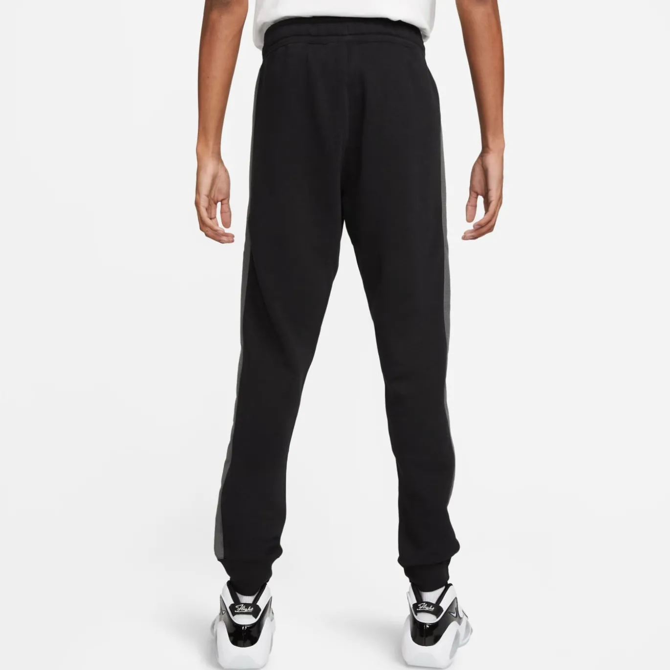 Nike Sportswear Fleece Jogger Zwart Grijs Wit