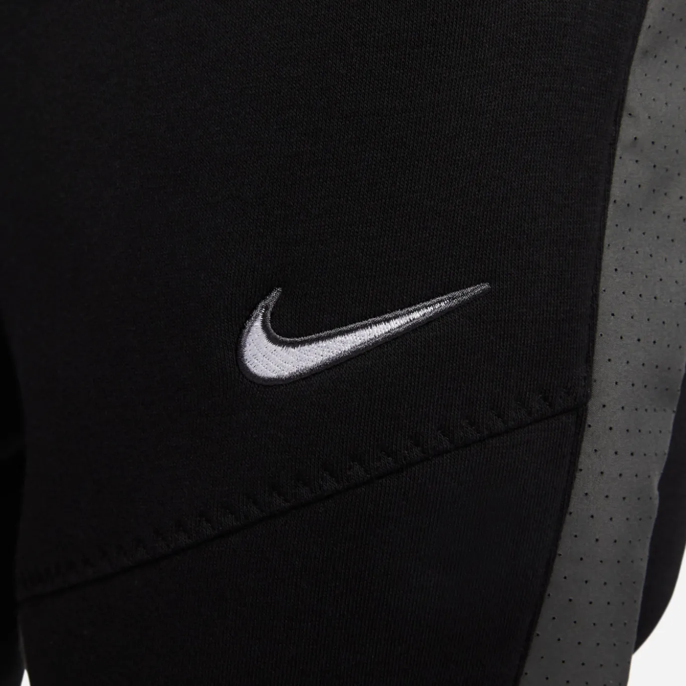 Nike Sportswear Fleece Jogger Zwart Grijs Wit