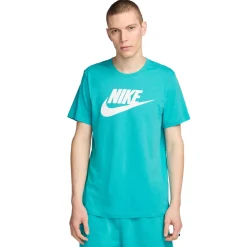 Nike Sportswear Icon Futura T-Shirt Turquoise Wit