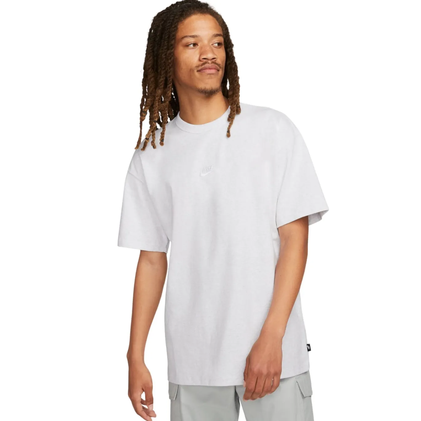 Nike Sportswear Premium Essentials T-Shirt Lichtgrijs