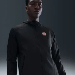 Nike Sportswear Sport Casual Trainingspak Full-Zip Hooded Zwart Rood