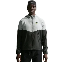 Nike Sportswear Sport Casual Jack Hooded Donkergrijs Lichtgrijs