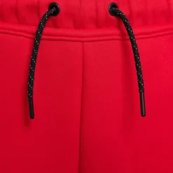 Nike Sportswear Tech Fleece Joggingbroek Kids Rood Zwart