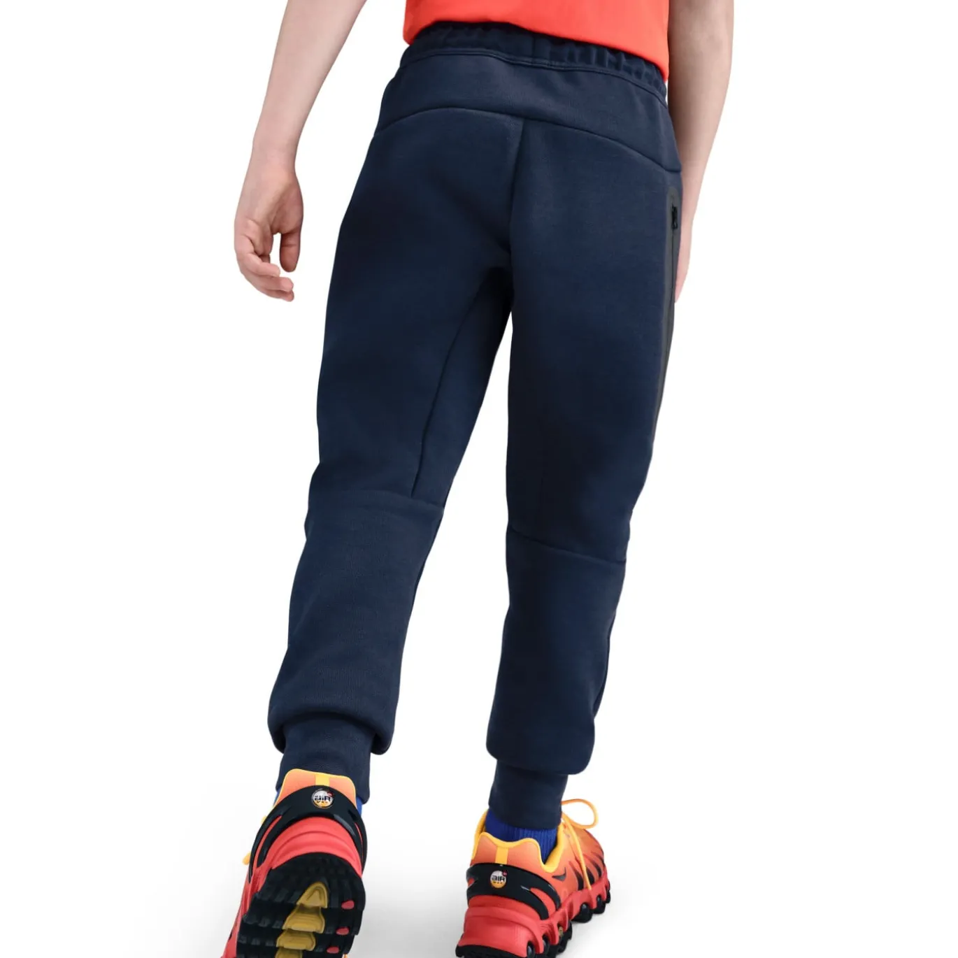 Nike Sportswear Tech Fleece Trainingspak Full-Zip Kids Donkerblauw Zwart