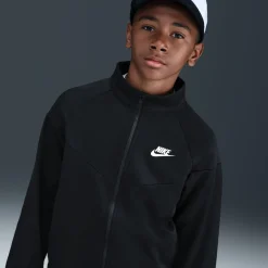 Nike Sportswear Trainingspak Full-Zip Kids Zwart Wit