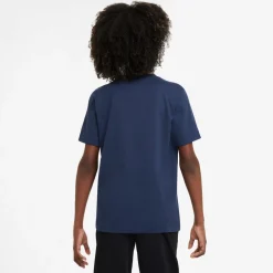 Nike Sportswear T-Shirt Kids Donkerblauw Wit