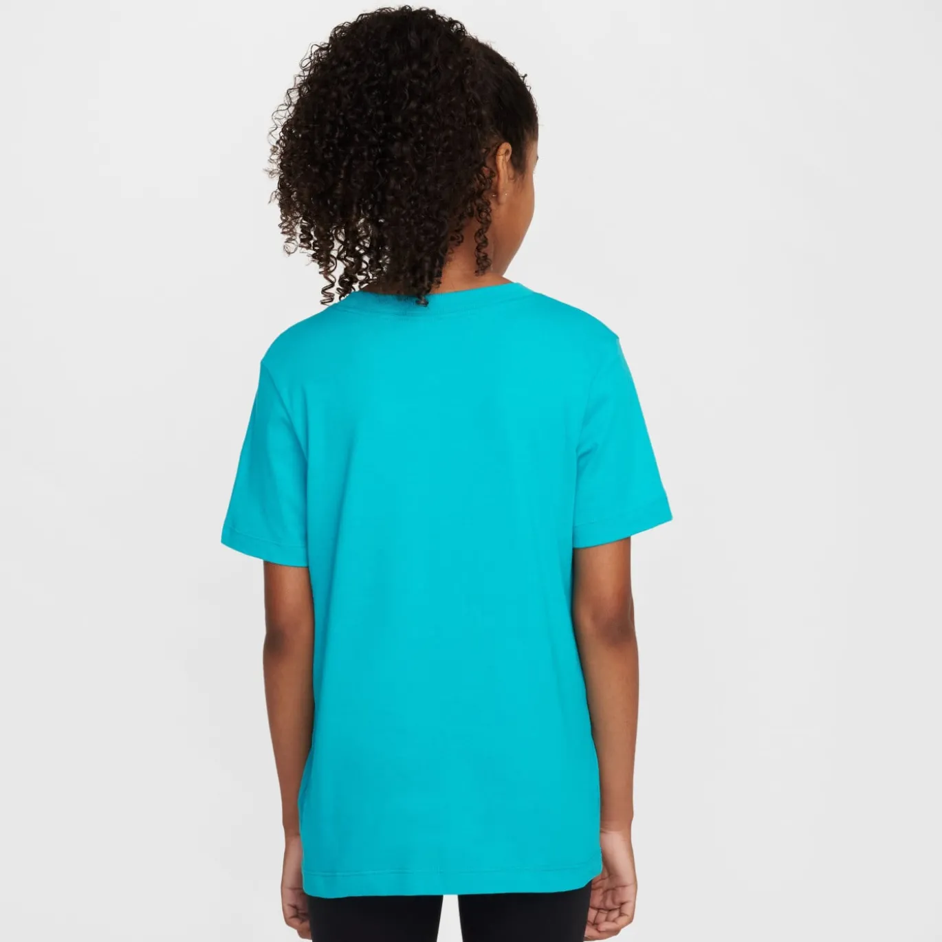 Nike Sportswear T-Shirt Kids Turquoise Wit