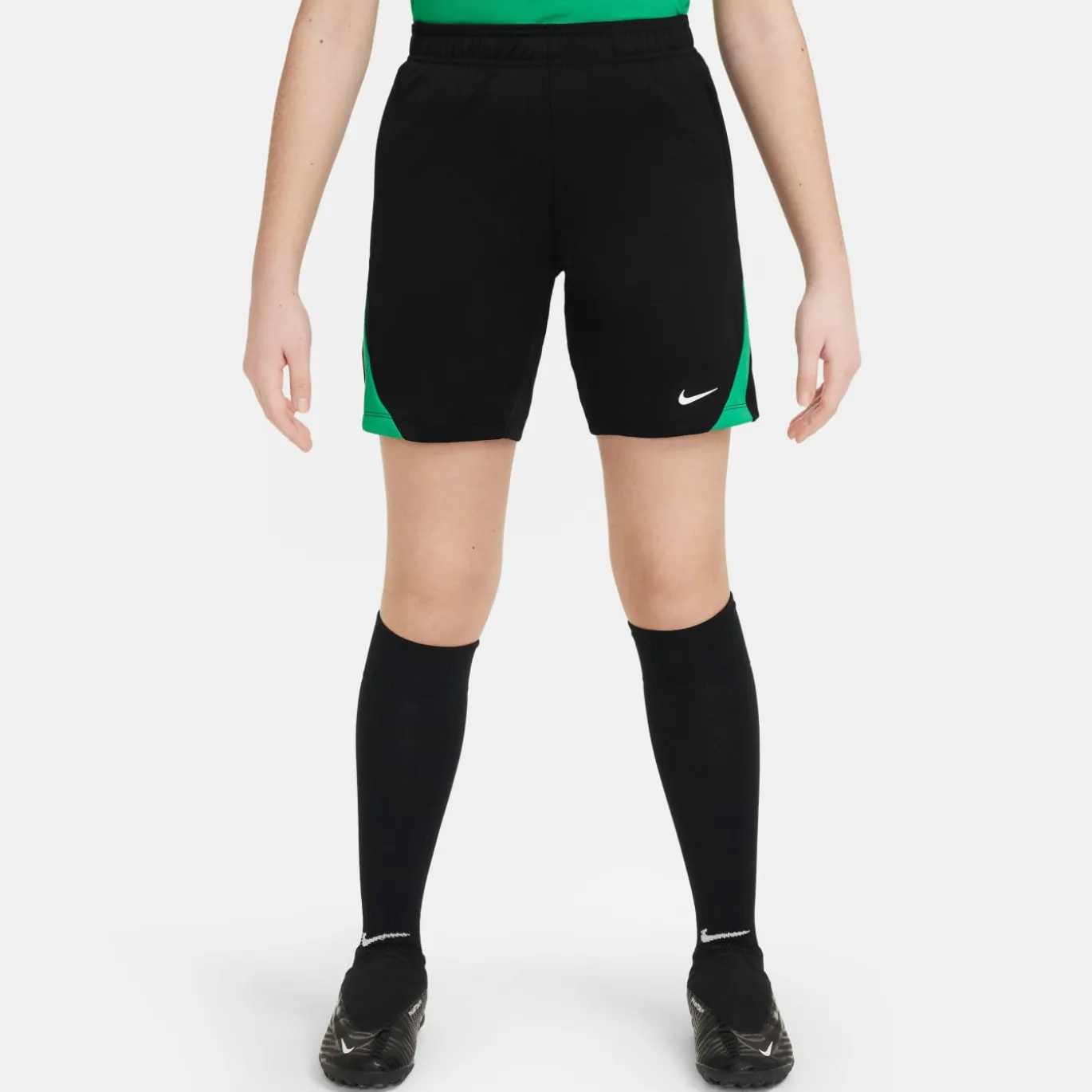 Nike Strike Trainingsbroekje Kids Zwart Groen Wit