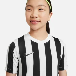 Nike Striped Division IV Voetbalshirt Kids Wit Zwart