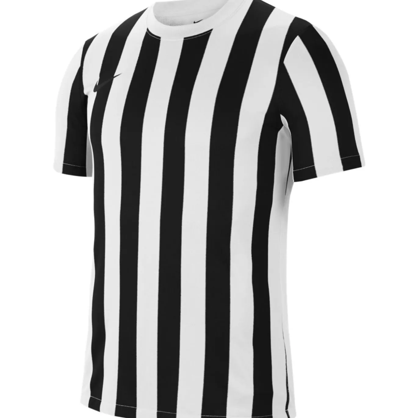 Nike Striped Division IV Voetbalshirt Kids Wit Zwart
