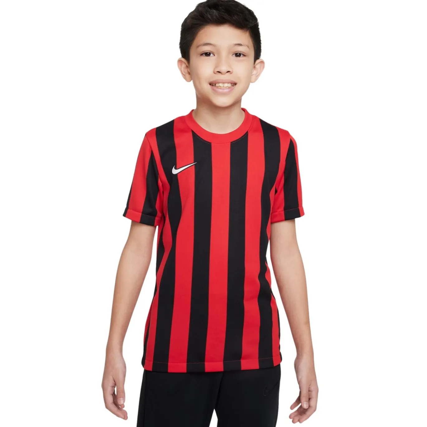 Nike Striped Division IV Voetbalshirt Kids Rood
