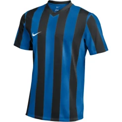Nike Striped Division V Voetbalshirt Kids Blauw Zwart