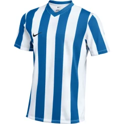 Nike Striped Division V Voetbalshirt Wit Blauw