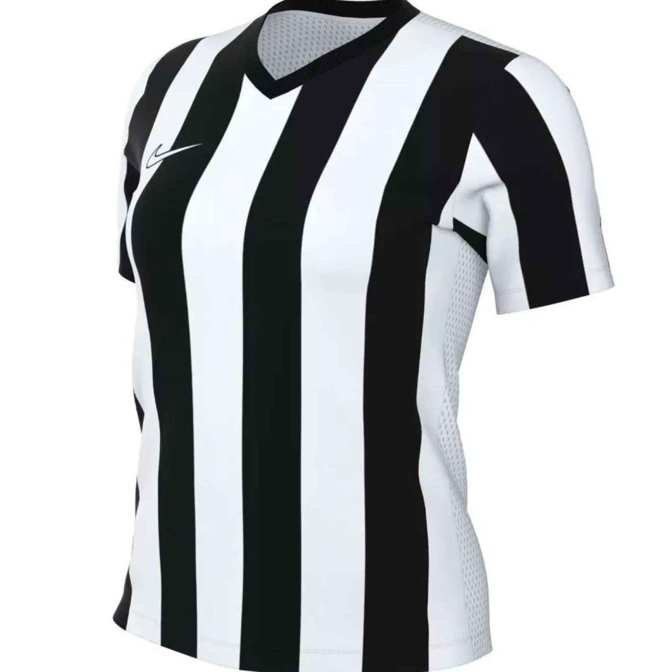 Nike Striped Division V Voetbalshirt Dames Wit Zwart
