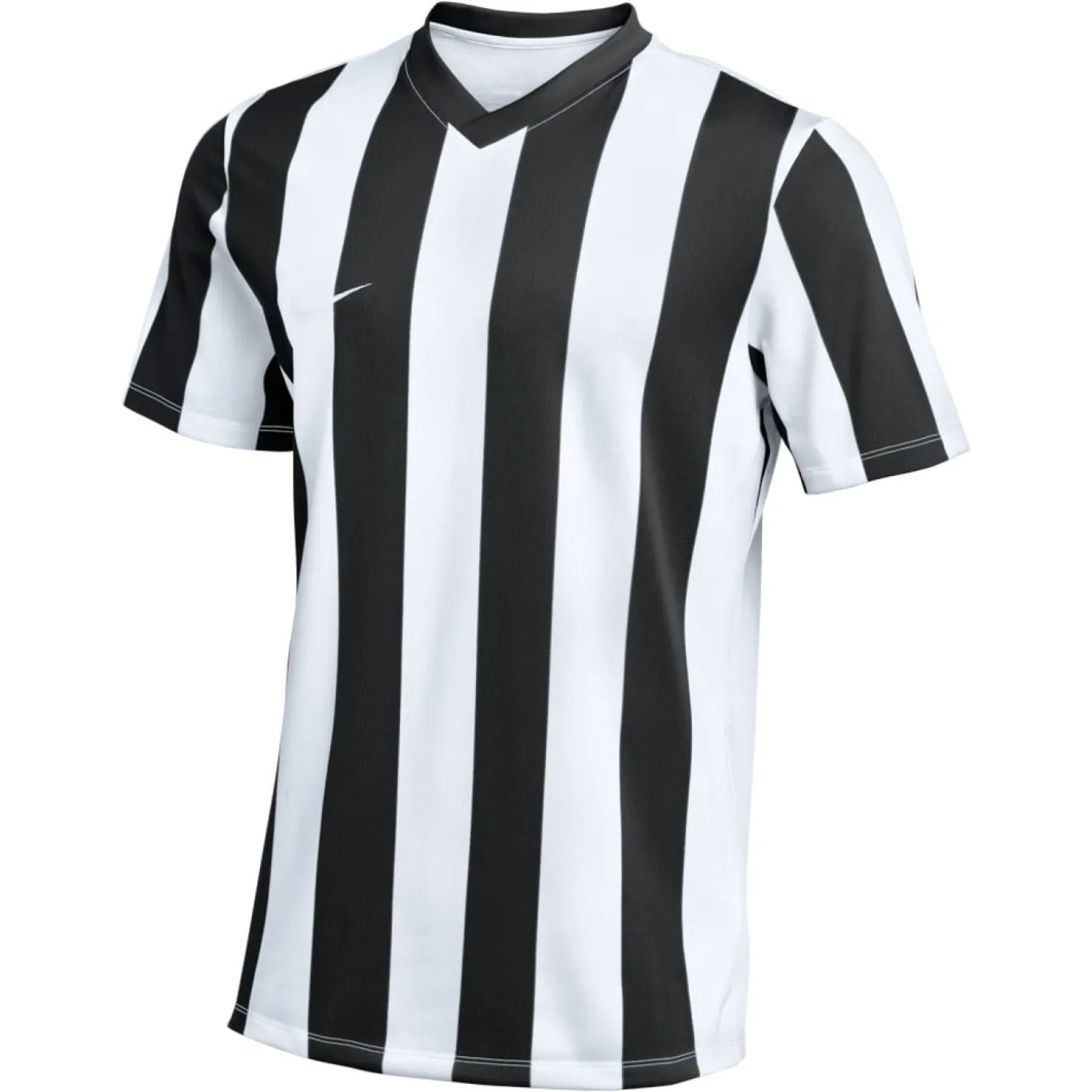 Nike Striped Division V Voetbalshirt Kids Wit Zwart
