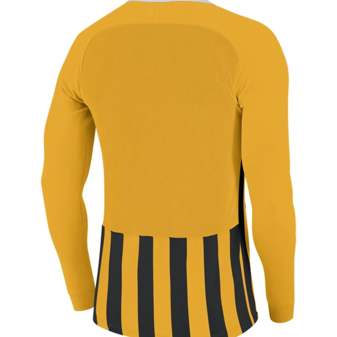 Nike Stripe Division III Voetbalshirt Lange Mouwen Geel Zwart