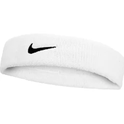 Nike Swoosh Classic Hoofdband Wit Zwart
