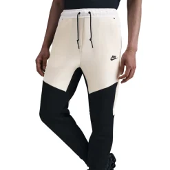 Nike Tech Fleece Sportswear Joggingbroek Beige Zwart Gebroken Wit