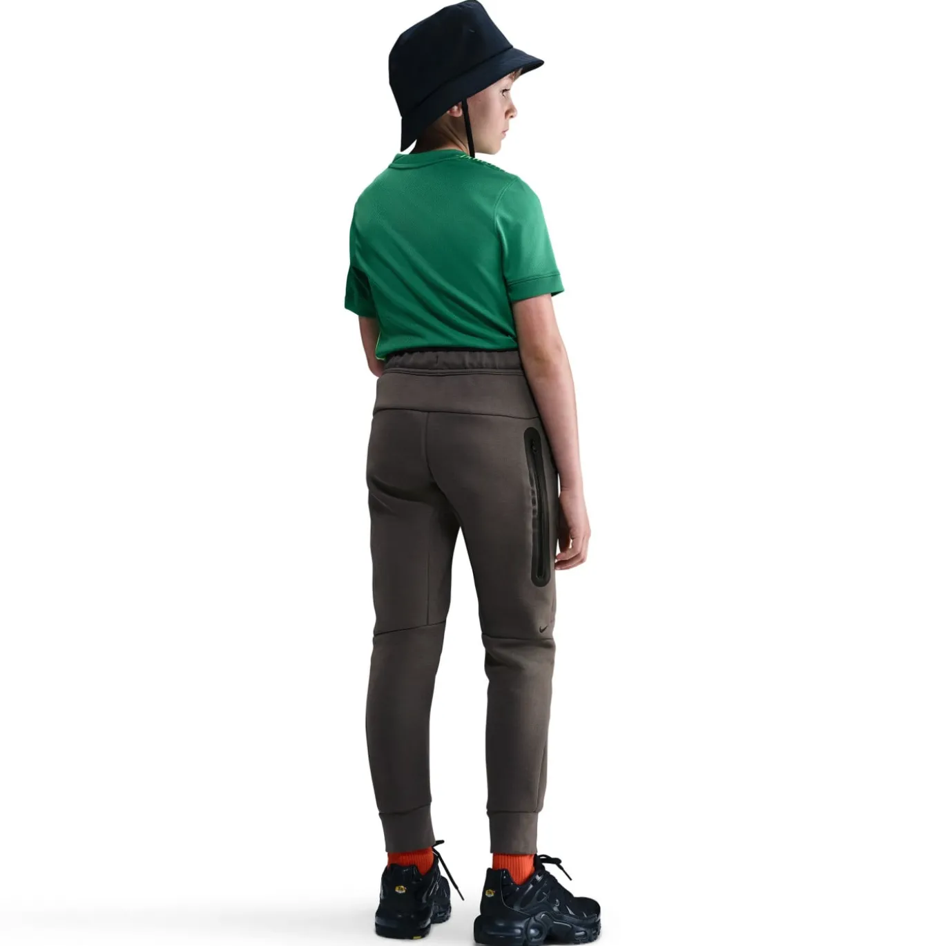 Nike Tech Fleece Sportswear Joggingbroek Kids Grijs Zwart