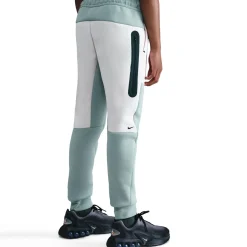 Nike Tech Fleece Sportswear Joggingbroek Kids Grijsgroen Wit Zwart