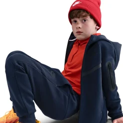 Nike Tech Fleece Sportswear Joggingbroek Kids Donkerblauw Zwart