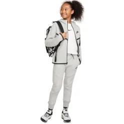 Nike Tech Fleece Sportswear Joggingbroek Kids Lichtgrijs Zwart