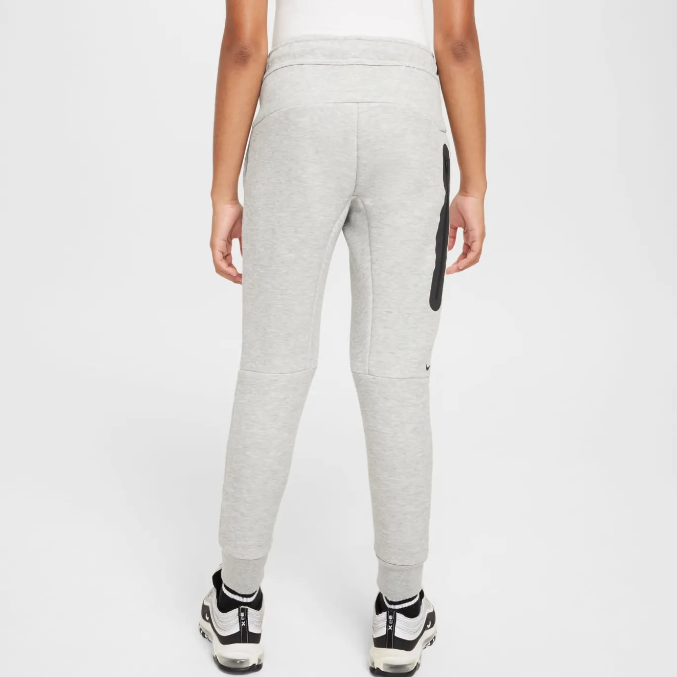 Nike Tech Fleece Sportswear Joggingbroek Kids Lichtgrijs Zwart